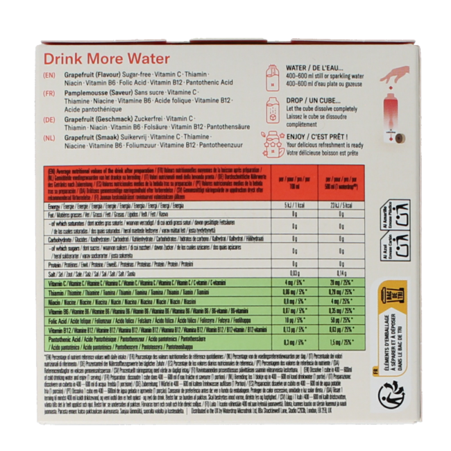 Microdrink summer grapefruit 12 Stuks