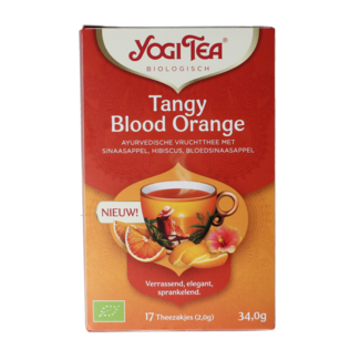 Yogi Tea Thé bio à l'orange sanguine acidulée 17 sachets