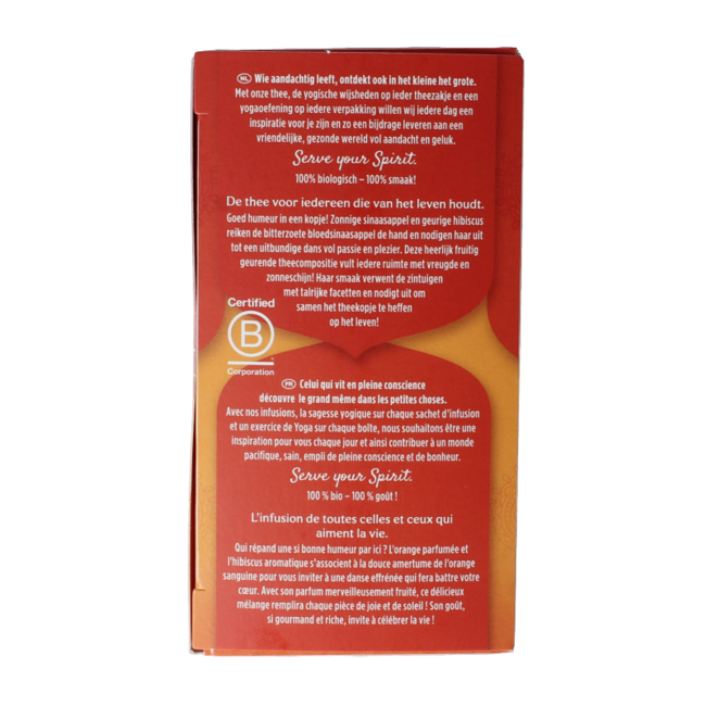 Tea tangy blood orange organic 17 bags