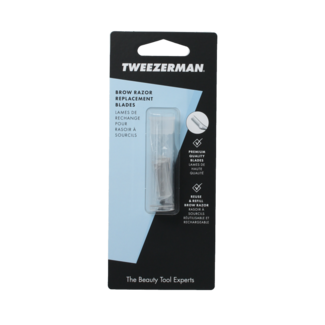 Tweezerman Tweezerman Lames de rechange pour rasoir à sourcils, 4 pièces