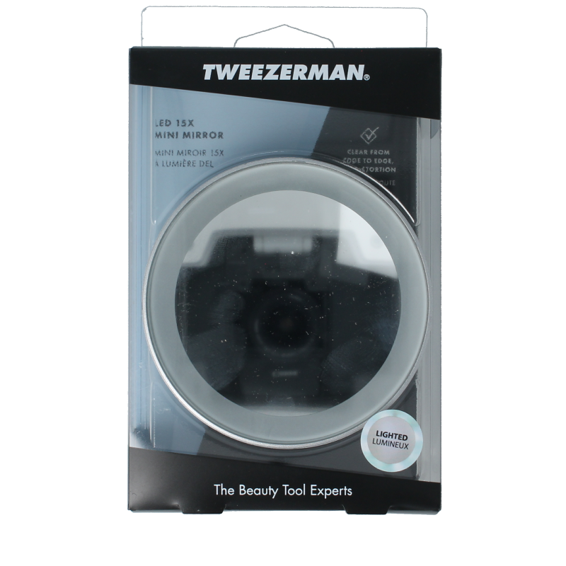 Tweezerman Specchio mini LED ingranditore 15x 1 Pezzo