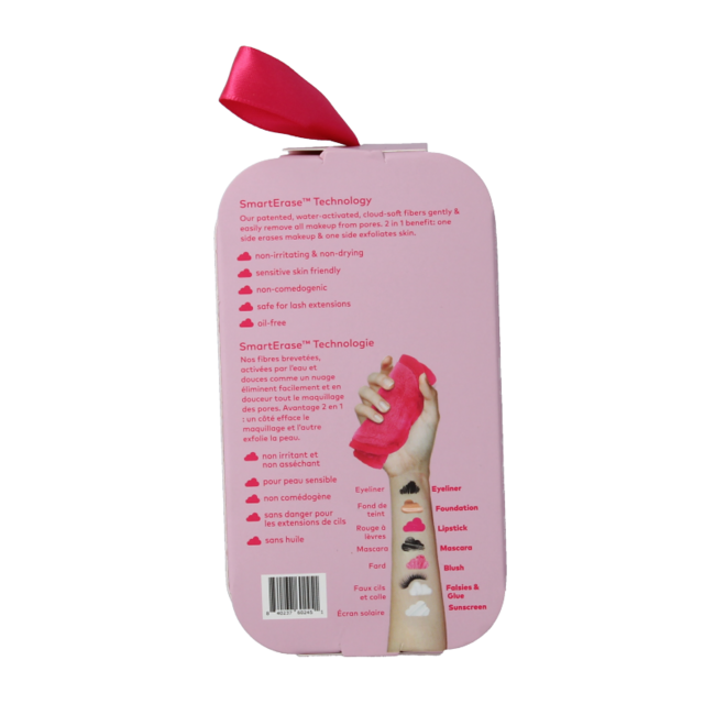Mini lingette démaquillante Make Up Eraser Pro rose 1 pièce
