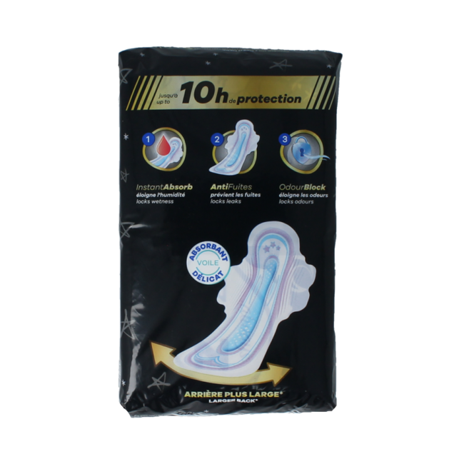 Always Maandverband ultra secure night 18 Stuks