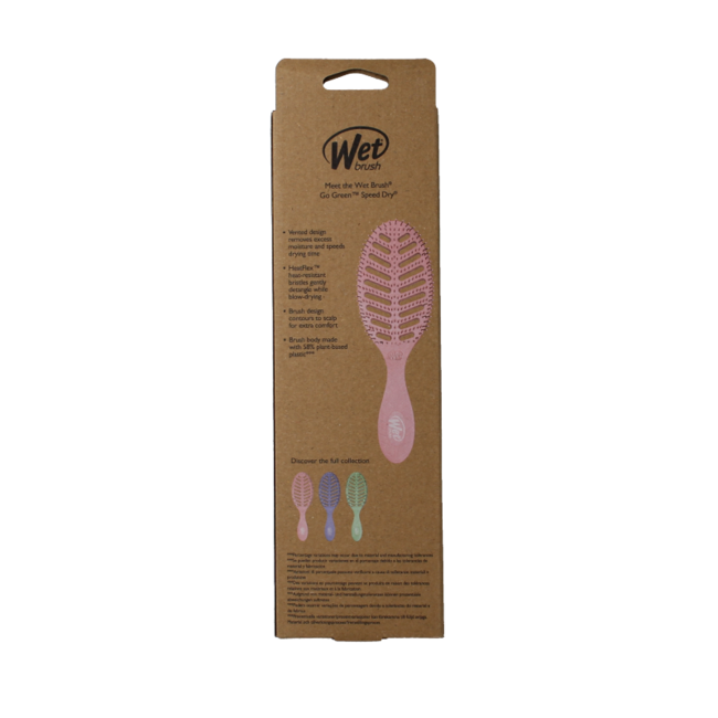 Wet Brush Go green speed dry pink 1 unidad