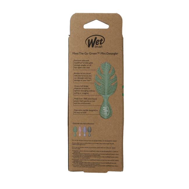 Wet Brush Go green detangler green mini 1 unidad