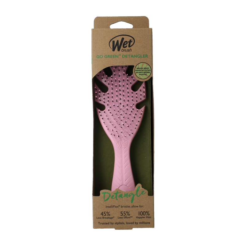 Wet Brush Go green detangler rosa 1 unidad