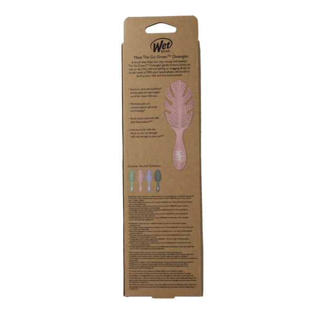 Brosse démêlante Wet Brush Go Green Rose 1 pièce