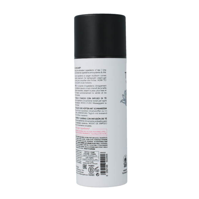 Teaology Black Tea crema vientre plano 150 ml