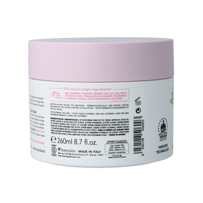 Teaology Green Tea Glycolic Körpercreme 260 Gramm