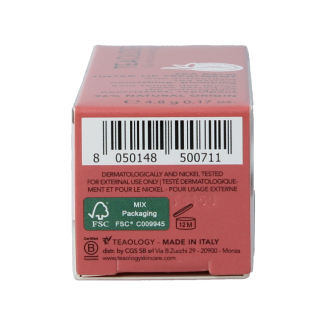 Bálsamo labial Teaology rose tea 4,8 gramos