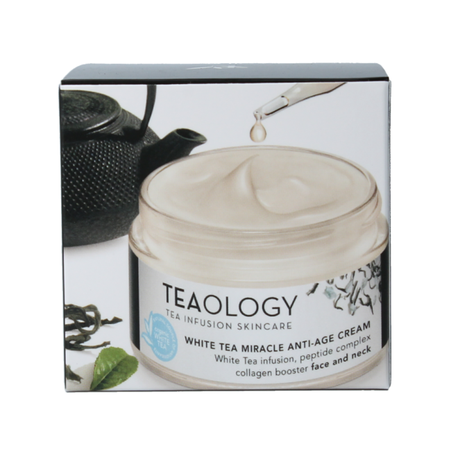 Crema antiedad de té blanco Teaology 50 mililitros