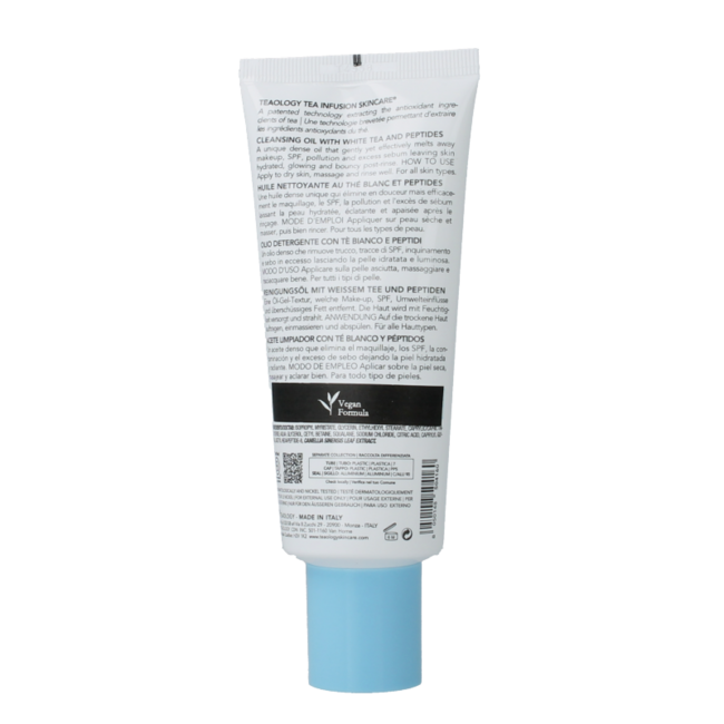 Teaology Huile nettoyante aux peptides de thé blanc 100 ml