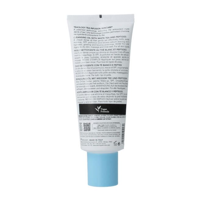 Teaology White tea peptide cleansing oil 100 mililitros
