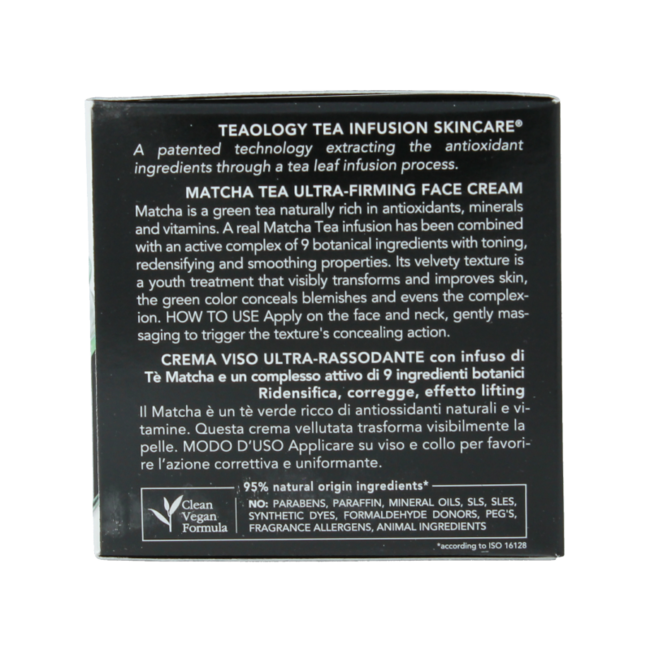 Crema reafirmante Teaology Matcha Tea 50 mililitros