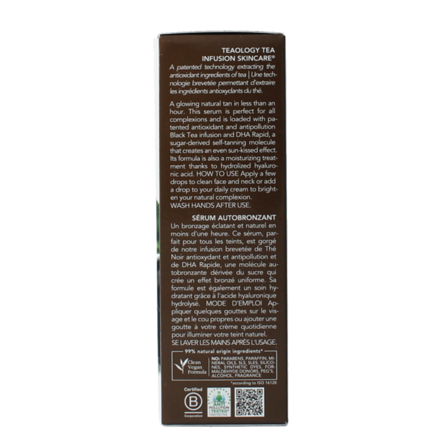 Gouttes de thé bronzantes Teaology 30 Millilitres