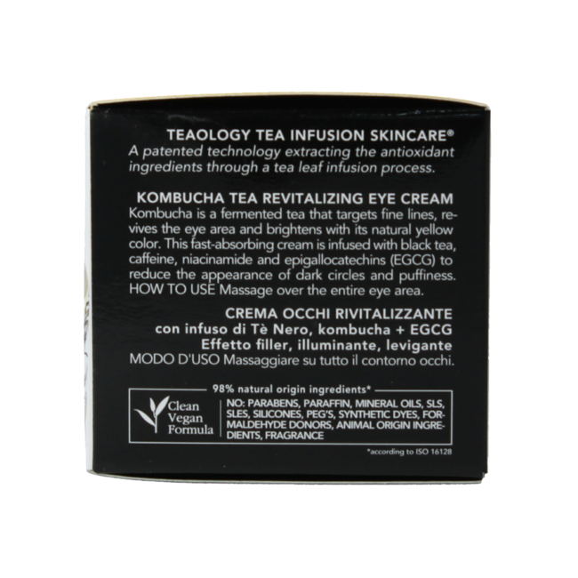 Teaology Kombucha tea revitalizing eye cream 15 Milliliter