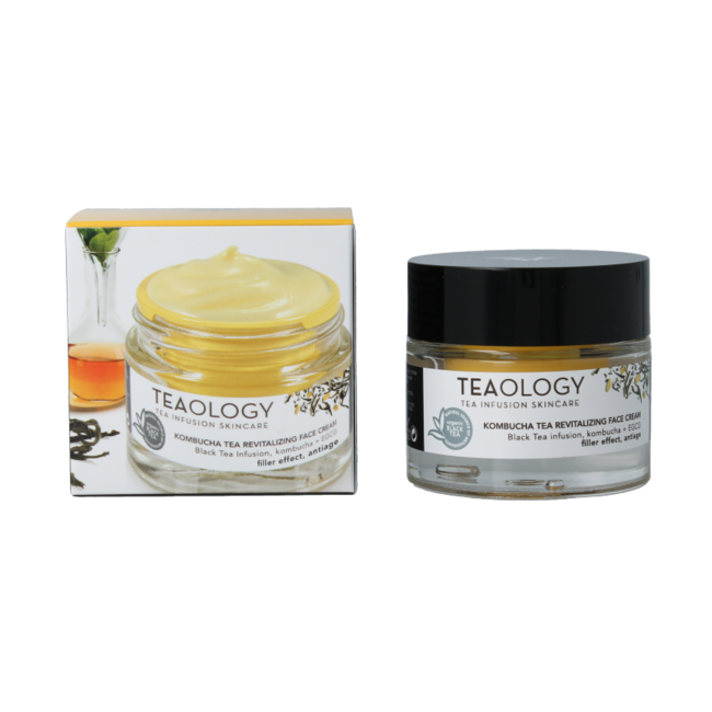 Teaology Crème visage revitalisante au thé Kombucha 50 ml