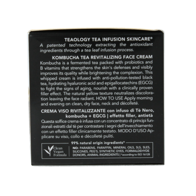 Teaology Crème visage revitalisante au thé Kombucha 50 ml