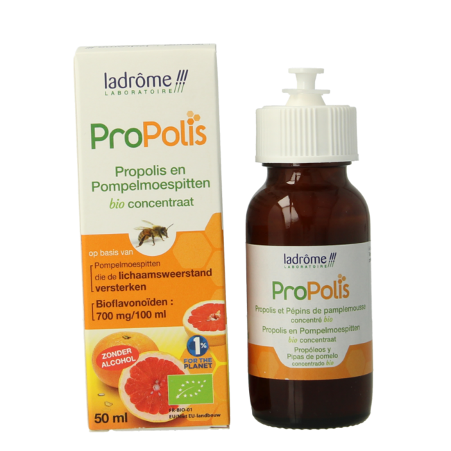 Ladrome Concentrado bio de propóleo y semillas de pomelo 50 mililitros