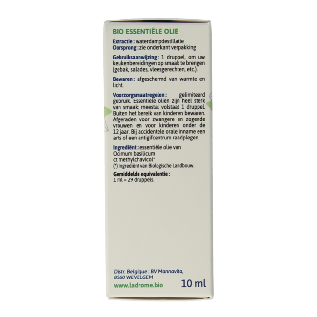 Ladrome Basilicum CT methylchavicol 10 Milliliter
