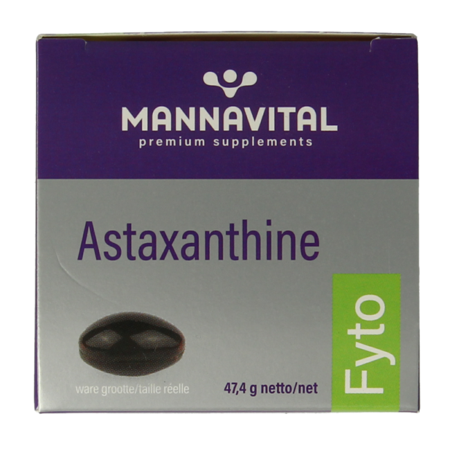 Mannavital Astaxanthine platinum 60 gélules végétales