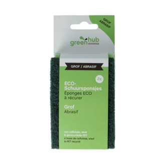 Greenhub Éponges à récurer écologiques - 2 pièces