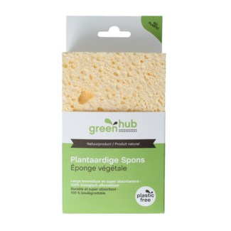 Greenhub Spons plantaardig 14x9x3,5cm 1 Stuks