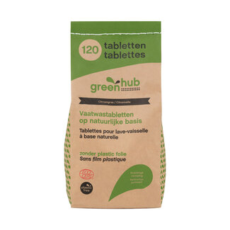 Greenhub Dishwasher tablets plastic-free 120 pieces