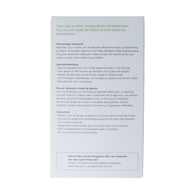 Greenhub Waschnüsse mit Baumwoll-Waschbeutel 200 Gramm