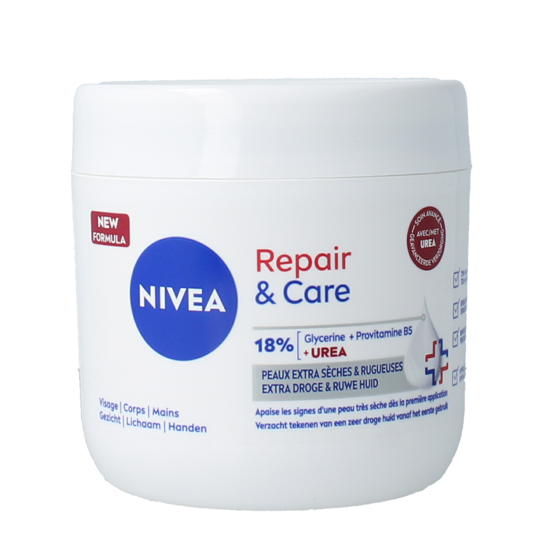 Nivea Crema reparadora y de cuidado corporal con urea 400 mililitros