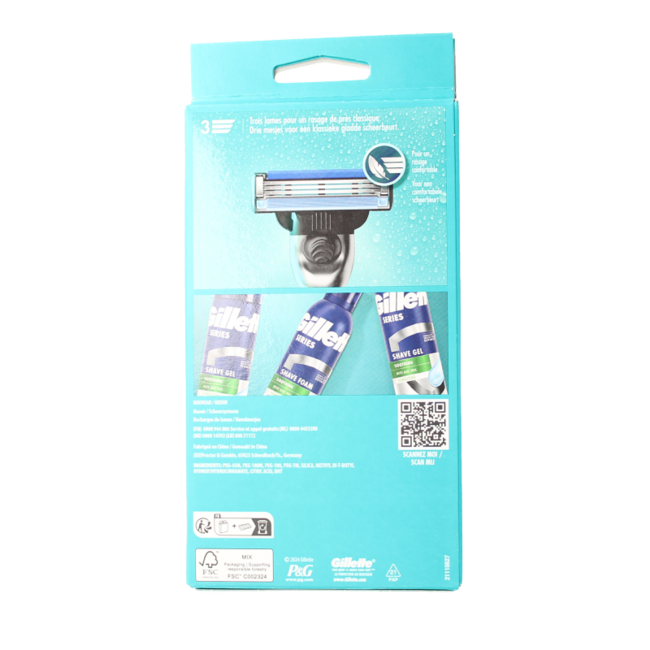 Mach3 base shaving system 1 Piece