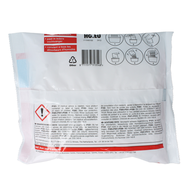 HG Refill pearls moisture absorber 400 Gram