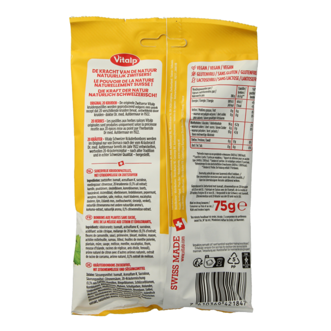 Vitalp Lemon Balm Sugar-Free 75g