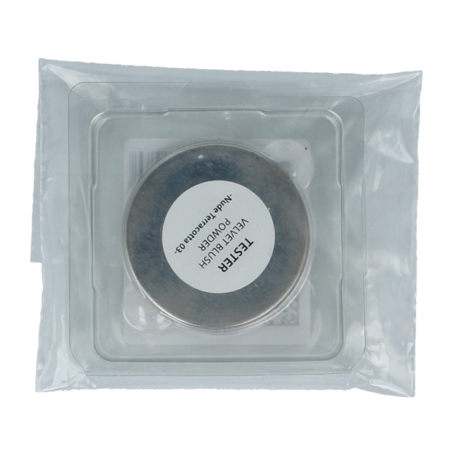 Lavera Velvet blush powder nude terracotta 03 organic tester 1 Tester