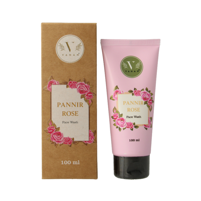 Nettoyant visage à la rose Vanan Pannir 100 ml