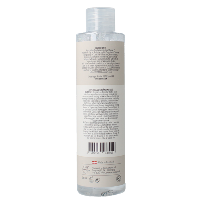 Derma Eco micellar water 200 Millilitres
