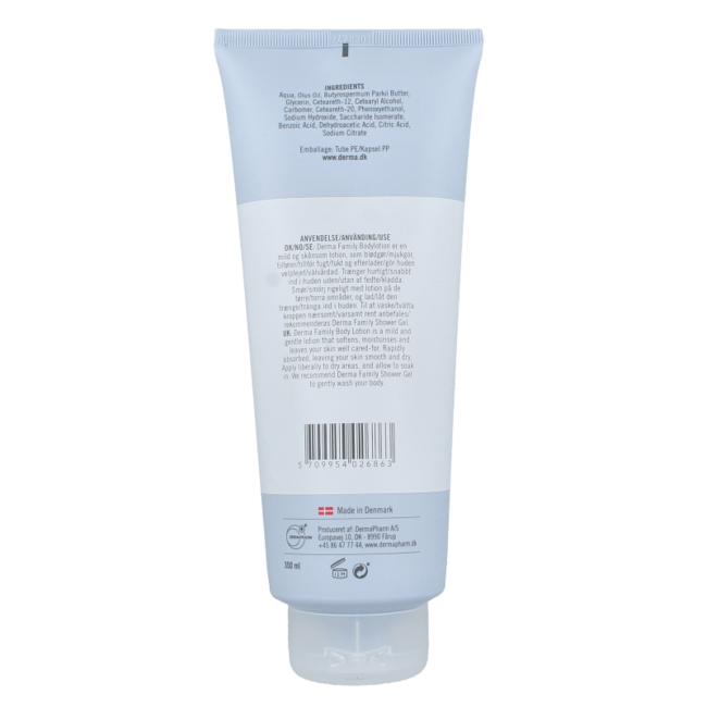 Loción corporal Derma Family 350 mililitros