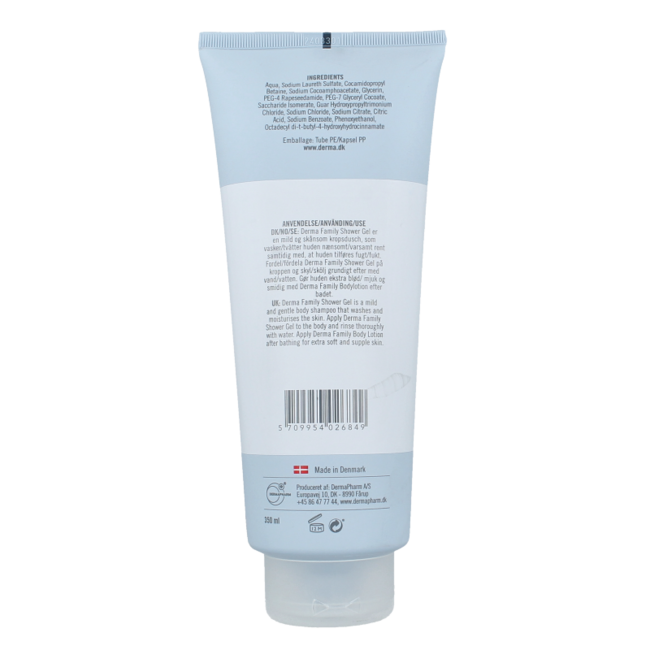 Derma Family shower gel 350 Millilitres