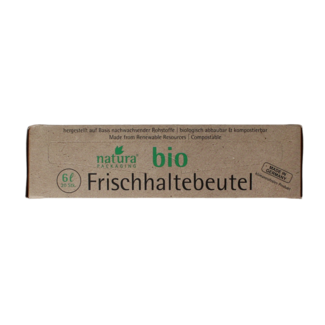 Biomat Biomat Natura compostable lunch bag 6 litre 20 pieces