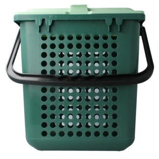 Biomat Biomat Airbox 26x19.8x25.6 waste bin with holes 1 Piece