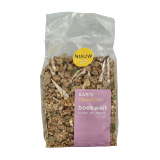Kari's Crunch Kari's Crunch Granola boekweit noot zaad bio 330 Gram