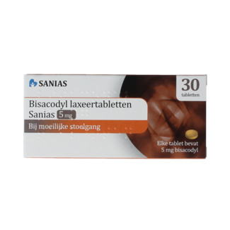 Sanias Bisacodyl 5 mg 30 comprimés