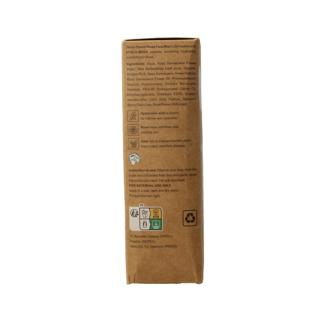 Vanan Pannir Rosen-Gesichtsspray 100 ml