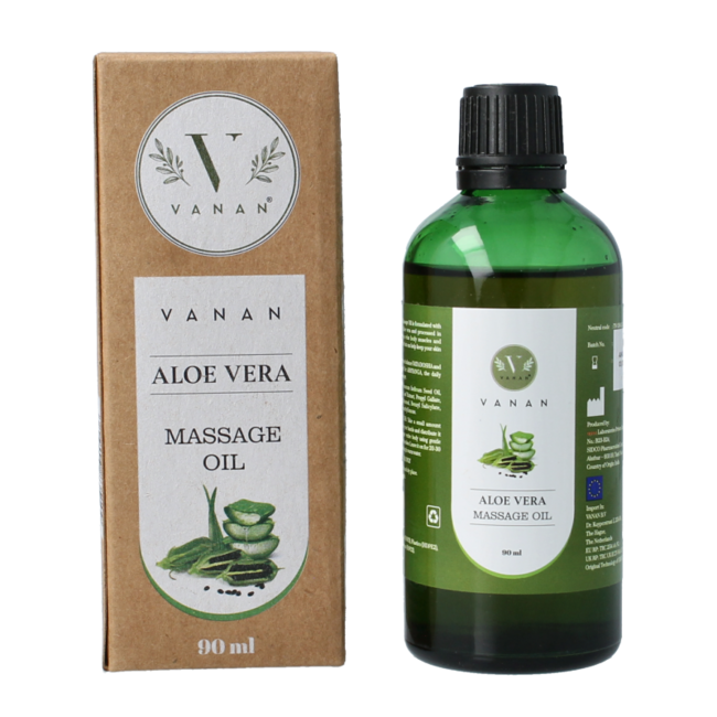 Aceite de masaje de Aloe vera Vanan 90 ml