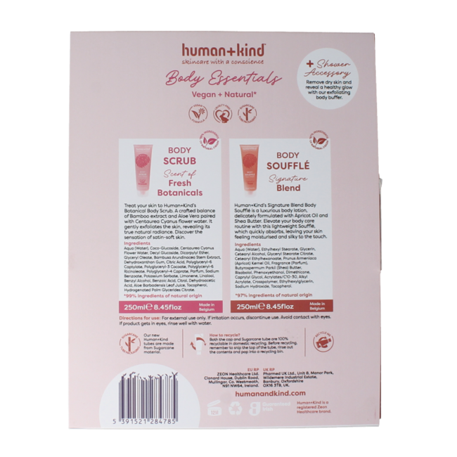 Coffret cadeau body essentials 1 Pièce