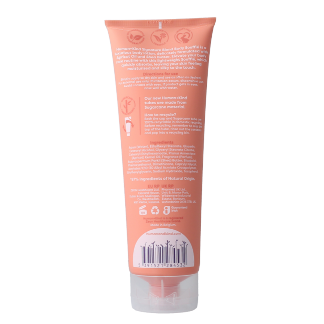Human+Kind Body souffle/milk signature blend 250 Milliliter