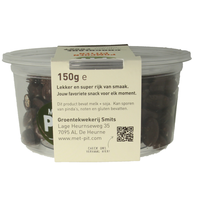 Met PIT Semillas de calabaza con chocolate negro 150 gramos