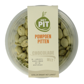 Met PIT Met PIT Semillas de calabaza con chocolate blanco 150 Gramos