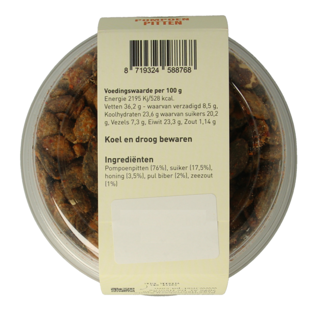 Met PIT Pumpkin seeds honey chilli 150 Gram