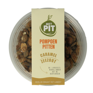 Met PIT Met PIT Semillas de calabaza caramelo sal marina 150 Gramos